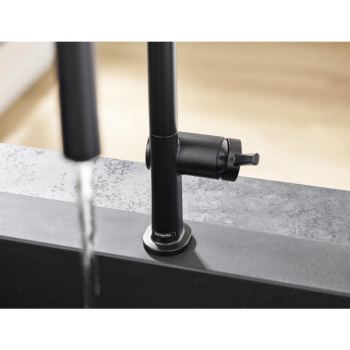 Смеситель для кухни Hansgrohe Talis M54 72801670, матовый чёрный