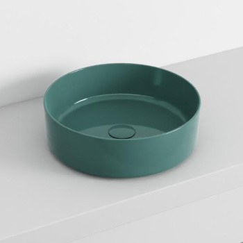 Раковина накладная Cielo Shui Comfort SHCOLAO40 SM 40 см зеленый