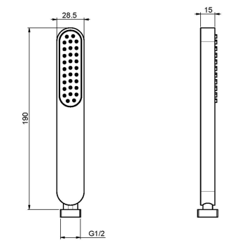 Ручной душ Fima Carlo Frattini Wellness хром F2406CR