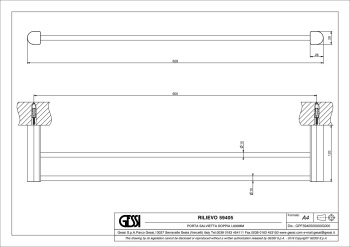 Полотенцедержатель Gessi Rilievo 59405.031 Chrome