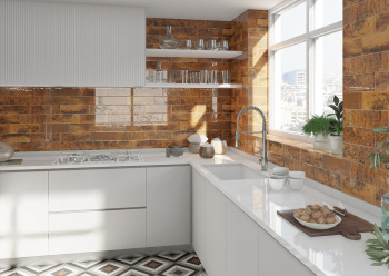 Керамическая плитка Mainzu Bellagio Fuocco 10x30 см PT03239