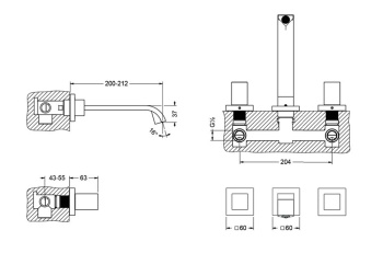 Смеситель для раковины Jorger Empire Royal 627.30.361.000 хром
