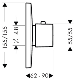 Термостат Hansgrohe PuraVida 15770000 для душа