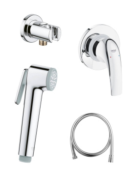 Готовый комплект для гигиенического душа, GROHE BauCurve, хром, 124899