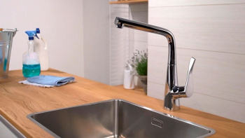 Смеситель Hansgrohe Metris 14822000 для кухонной мойки