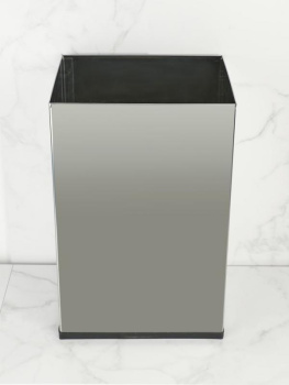 Ведро Nofer из нерж. Стали прямоугольное 65 л. без крышки 14075.65.SC.B