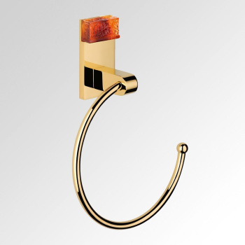 Полотенцедержатель THG Ginkgo U5E-F01-504N полированное золото