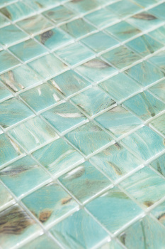 Мозаика на сетке Vidrepur Oasis Turquoise №7103 25x25 м2