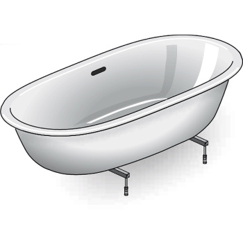 Ванна из искусственного камня Laufen Alessi One 178x82 2.4597.1.000.000.1