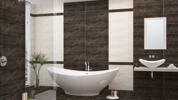 Керамическая плитка Eletto Ceramica Chiron Marengo Stella Decor 25.1x70.9 см 586052001