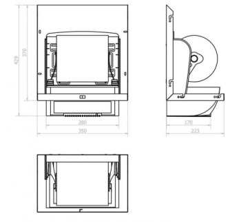 Диспенсер для бумажных полотенец Nofer Mumo в рулонах сенсорный 12053.PA