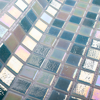 Мозаика на сетке Vidrepur Shell Mix Green 553/554 м2