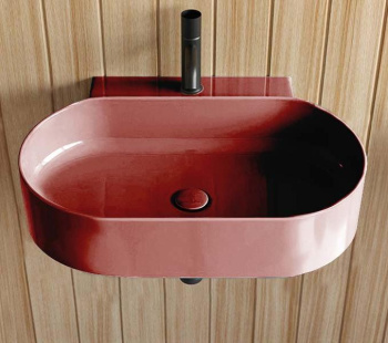 Раковина подвесная Cielo Mare MRLS70 CO 70 см красный