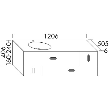 Burgbad Coco Комплект подвесной мебели 120x50x40 см, цвет: дуб натуральный SFHR120 L F2853 C0001*1