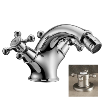 Смеситель для биде Cisal Victorian VT0005502A никель матовый