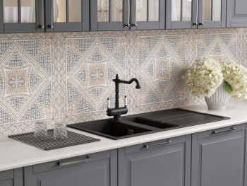 Смеситель для кухни Omoikiri Amagasaki GR leningrad grey 4994232