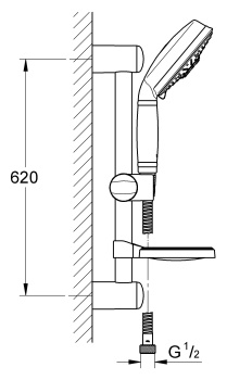 Душевой гарнитур Grohe Relexa Rustic 130 27139000