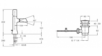 Смеситель для биде Jacob Delafon TOOBI E8961-CP