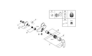 Смеситель Grohe Eurosmart New 33555002 для душа