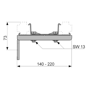 TECEprofil Крепление двойное