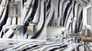 Керамогранит Neodom Titanium Tiger Ice Polished 120x278 см N20389