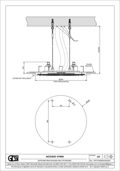 Душевая система скрытая часть Gessi Minimali 57909.238 Mirror Steel