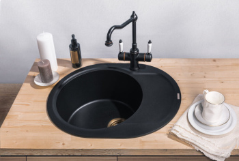 Смеситель для кухни Omoikiri Tottori SI античное серебро 4994046