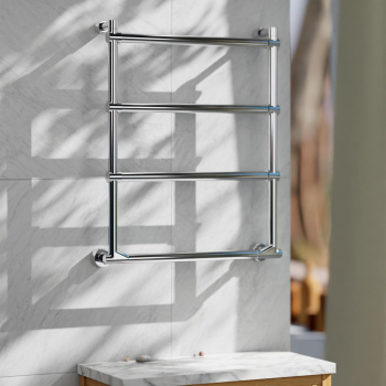 Полотенцесушитель электрический Margaroli Sole 5124704BGB 64x52 правый золото