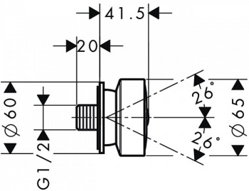 Боковая форсунка Axor Starck 28464820 никель