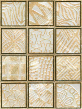 Плитка Dec. ORBIT OLAMBRILLA KENIA GOLD 7.5*7.5