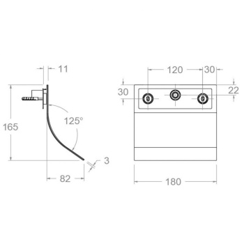 Излив для ванны Ramonsoler Hydrotherapy каскадный золото 16902OC