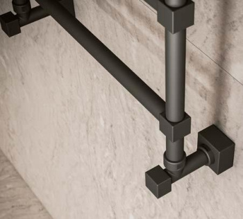 Полотенцесушитель водяной Margaroli Sole 442TQ4604BBN 71x51 никель