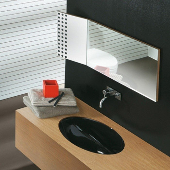 Раковина встраиваемая Simas LFT Spazio LFT74antacite matt 66 см черный