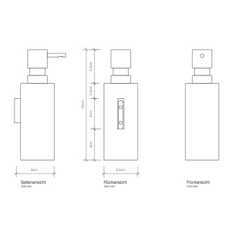 Дозатор для мыла Decor Walther Mikado 521100 хром