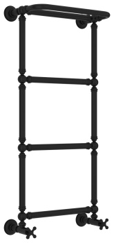 Полотенцесушитель водяной Сунержа Ренессанс 1386 960x400 31-0281-9640 матовый черный