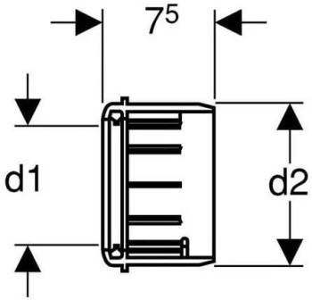 Раструб с уплотнением Geberit 367.928.16.1