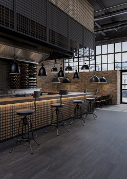 Плитка STAROWOOD Polo Nero 20x120 Matt м2