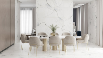 Керамогранит Kerranova Iceberg White blue Matt. 60x120 см K-2002/MR/600x1200