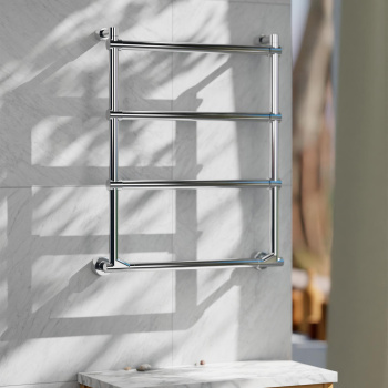 Полотенцесушитель электрический Margaroli Sole 5124704BBBB 64x52 правый никель