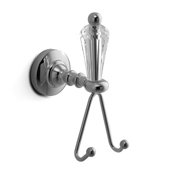 3SC Boheme Крючок двойной, цвет: хром BO12SL