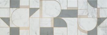 Плитка M8T4 Allmarble Wall Altissimo Satin Decoro Club 40x120