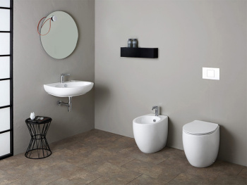 Унитаз напольный Simas Bormio BR 01 bia белый