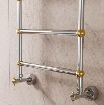 Полотенцесушитель водяной Margaroli Sole 464TS4708CR 76X52.5 хром