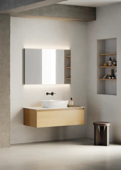 Раковина 60×40 h14 Catalano Alvea накладная Tortora satinato 0622600032