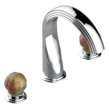 Смеситель на борт ванны THG Flore U5A-A02-25SG хром