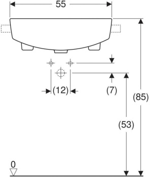 Раковина встраиваемая Geberit VariForm 500.681.01.1