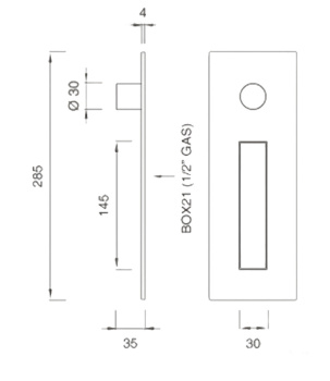 Гигиенический душ CEA Design Free Ideas Fre 84 L со смесителем встраиваемый сталь