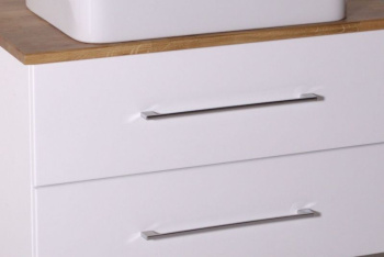 Тумба под раковину ASB-Woodline Санди 80см белый дуб 10881