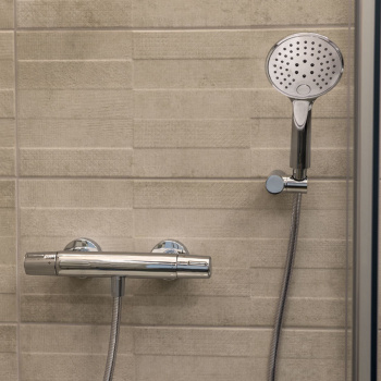 Смеситель термостатический Ramonsoler Tzar для душа с душевым комплектом 343401TR