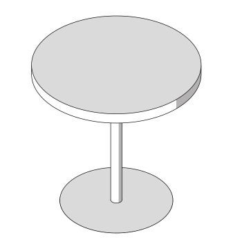 Столик Effegibi 60 xh60, Каркас из окрашенного алюминия, столешница из фарфорового керамогранита белого, AR 20 90 0025